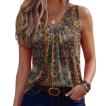 Womens Tank Tops Summer Sleeveless Tops V Neck Pleated Shirts | Summer Sleeveless Loose Fit Tops,Basic Tees,Dressy Casual Trendy Clothes,Fashion Clothing,Cute Tops,Womens Tops,Ladies Shirts