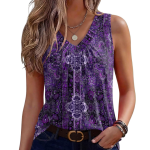 Womens Tank Tops Summer Sleeveless Tops V Neck Pleated Shirts | Summer Sleeveless Loose Fit Tops,Basic Tees,Dressy Casual Trendy Clothes,Fashion Clothing,Cute Tops,Womens Tops,Ladies Shirts