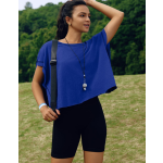 Women Short Sleeve Workout Shirts Open Back Tops Casual Yoga Y2k Athletic Gym Slouchy Crop Running Tees